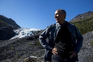 Barack Obama at Kenai Fjords National Park