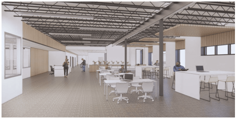 Artist's rendering of the new TIEP space