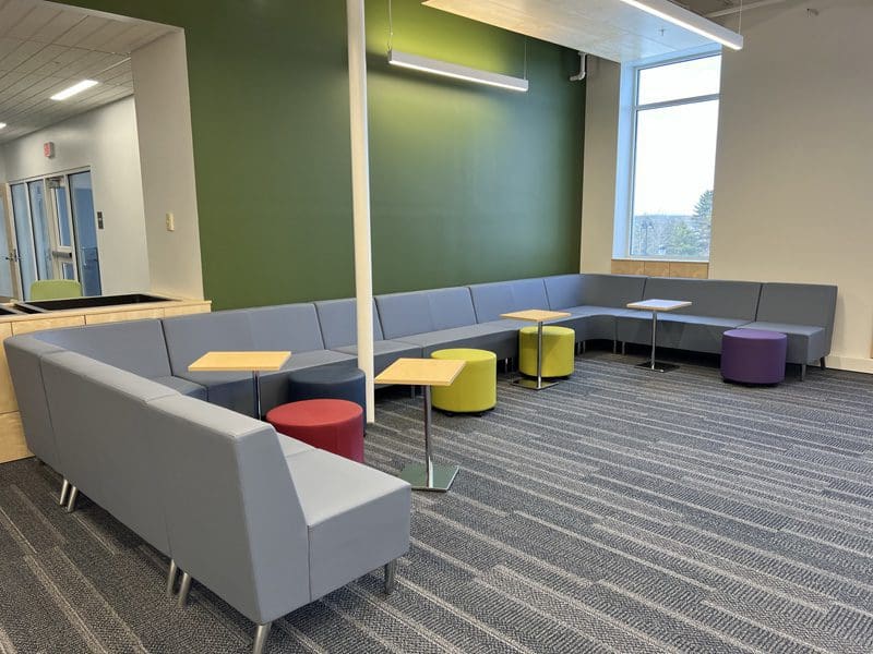 large lounge space