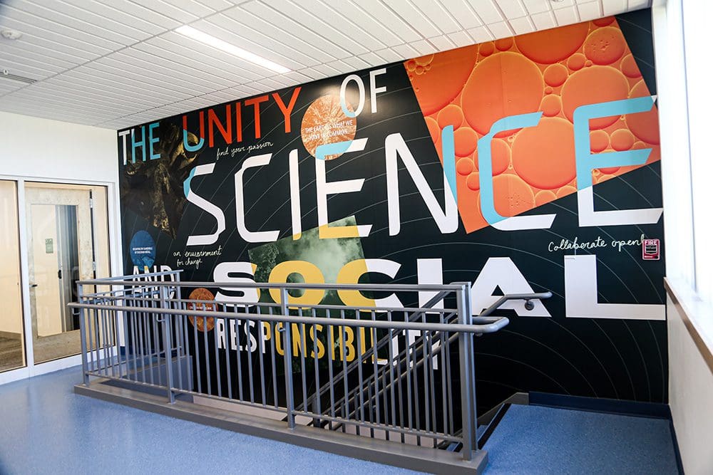 stairwell at Technical Institute of Environmental Technology