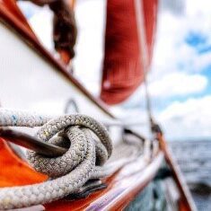 mast knot for a ship