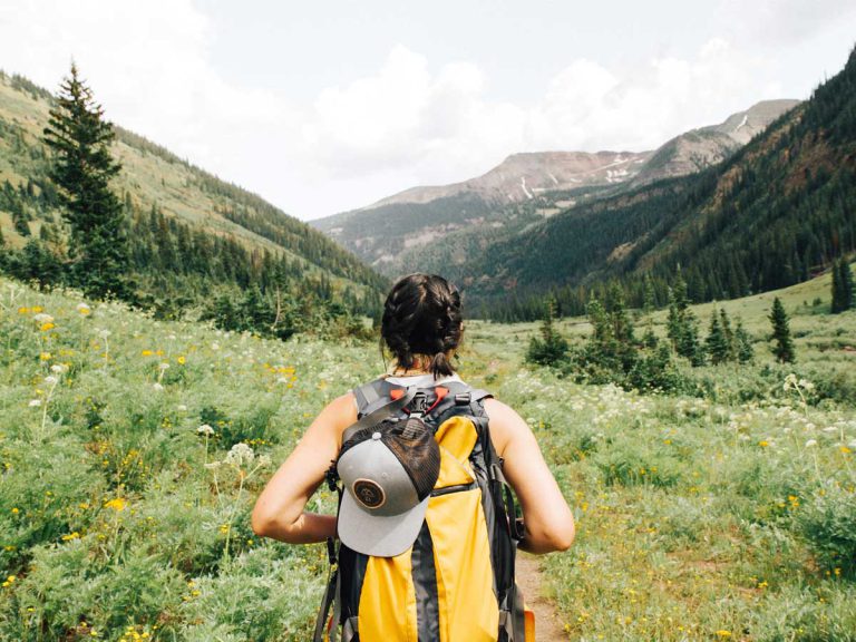Woman-hiking