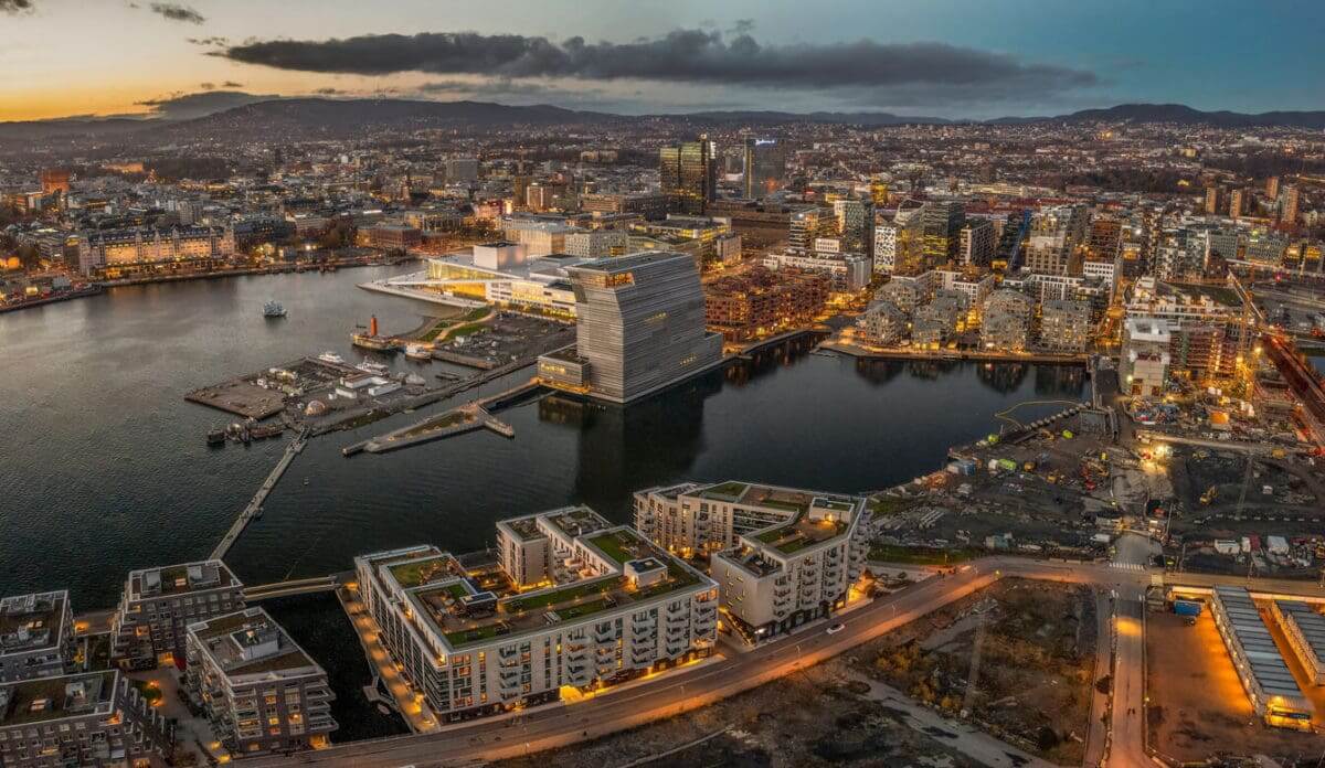 the bay in Oslo, Norway