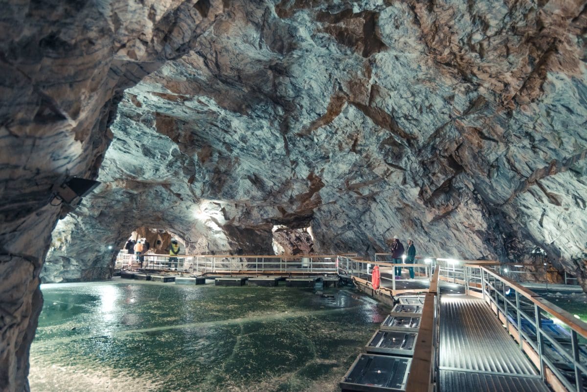 Geoscientists Working In Cave