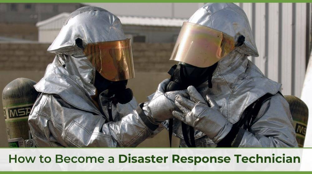 disaster response technicians in the field