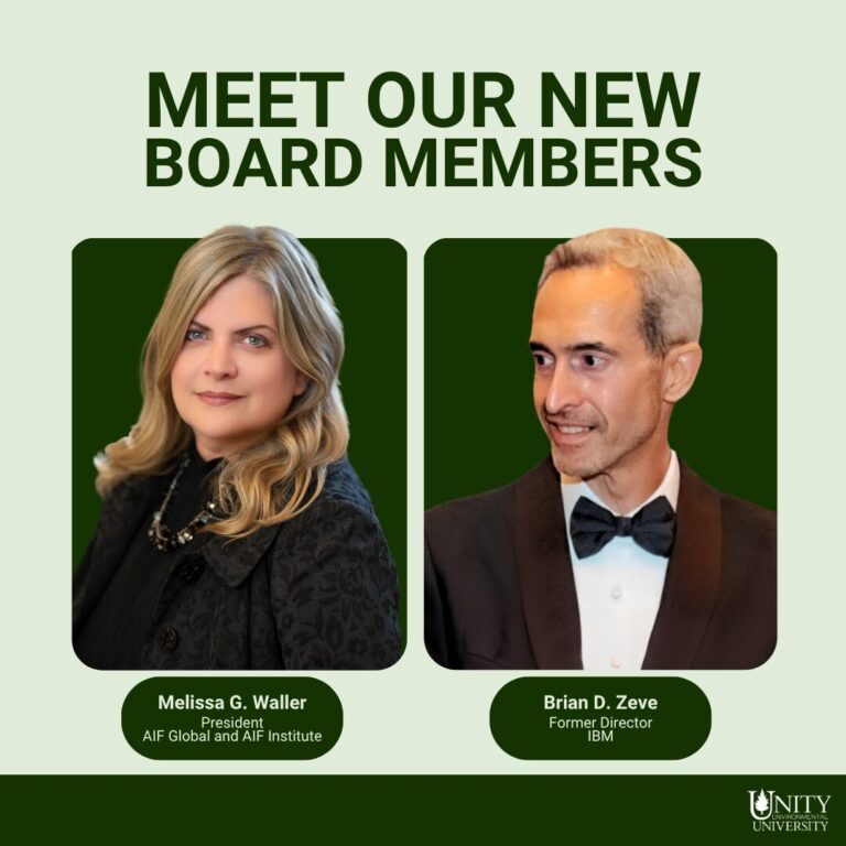 Unity Environmental University Appoints Global Finance Executive and Former Microsoft Senior Executive to Board of Trustees