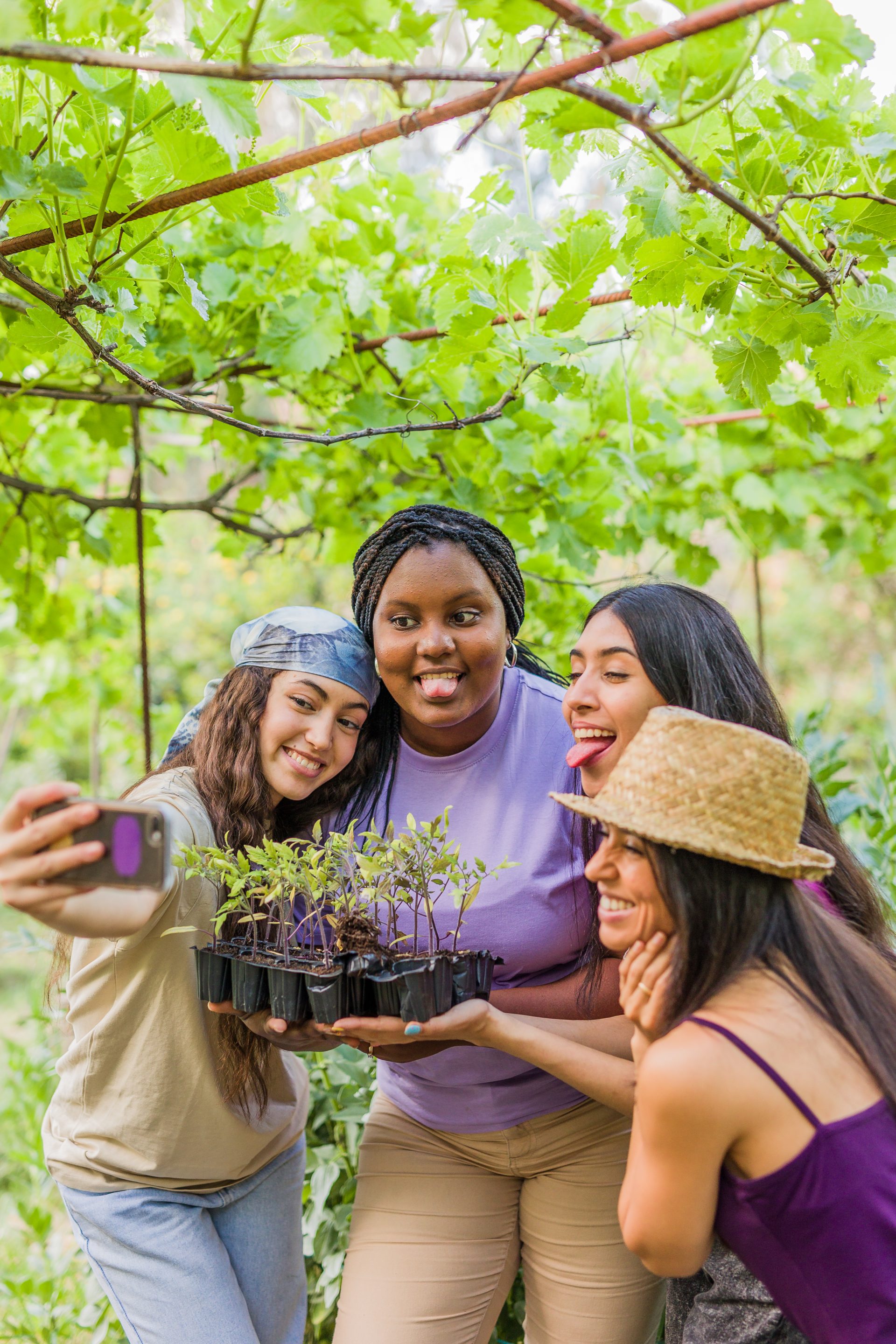 multiethnic-volunteer-group-selfie-friendship-tea-2025-01-09-03-14-56-utc