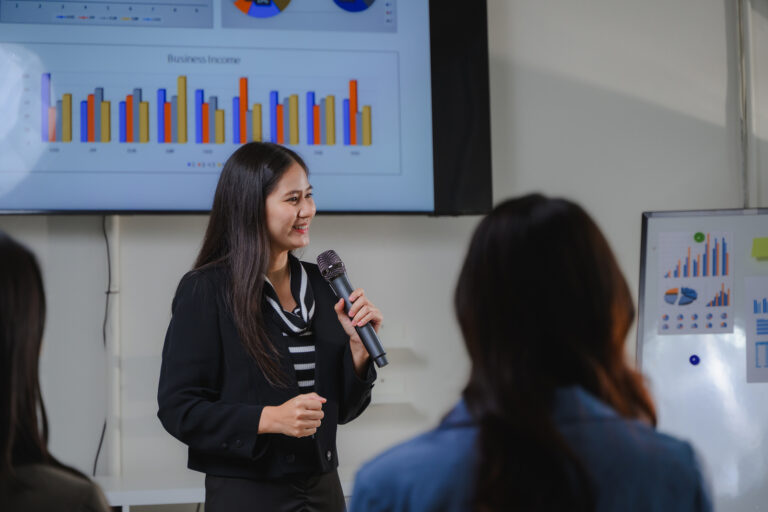 businesswoman-presenting-business-plan