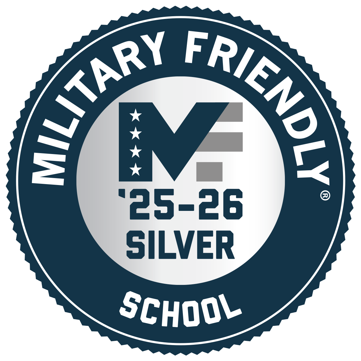 Military Friendly School, '25-26, Silver